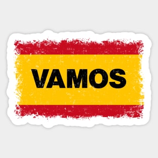 Vamos Espana - Spain Nadal flag / logo / emblem Sticker